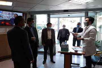 بازدید های مسئولان از بیمارستان ها و مراکز تابعه دانشگاه